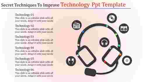 technology ppt template-Secret Techniques To Improve Technology Ppt Template